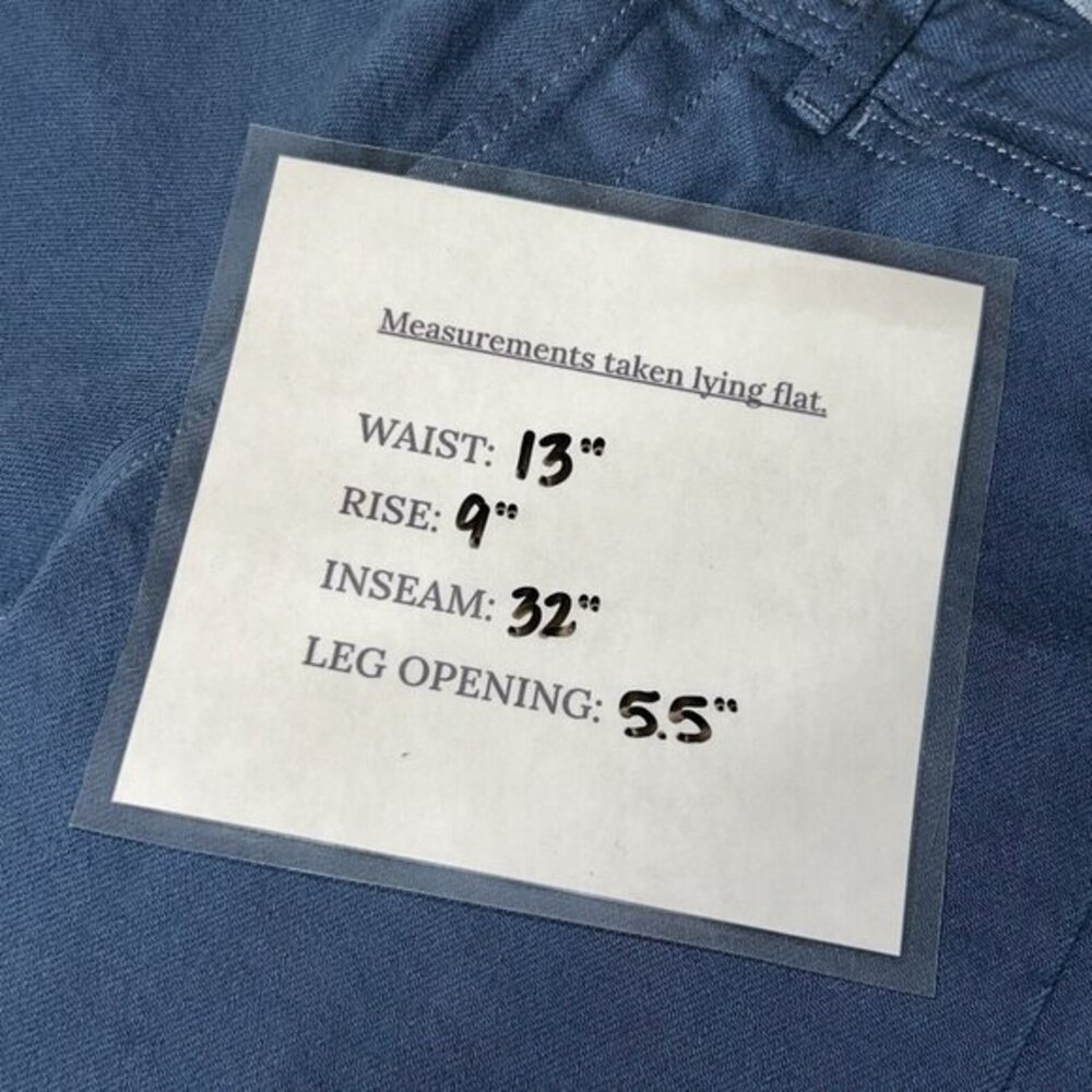 APC Womens Jeans Size 24 Blue Indigo Mid Rise Straight Leg Button Fly - Picture 3 of 9